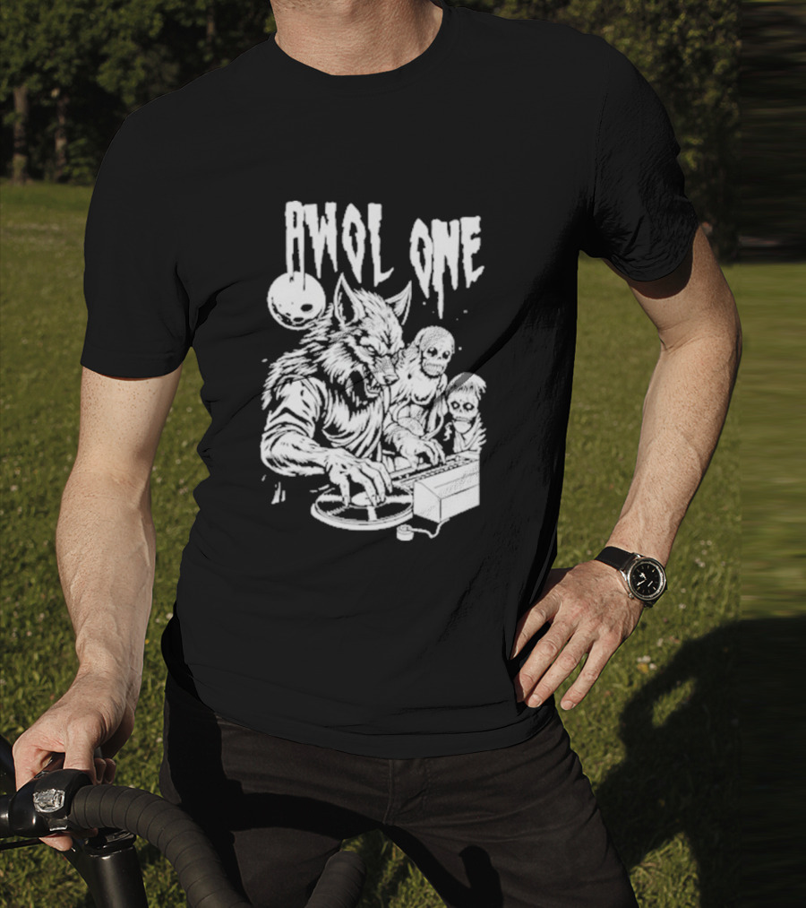 AWOL One Werewolf DJ With Creatures T-Shirt