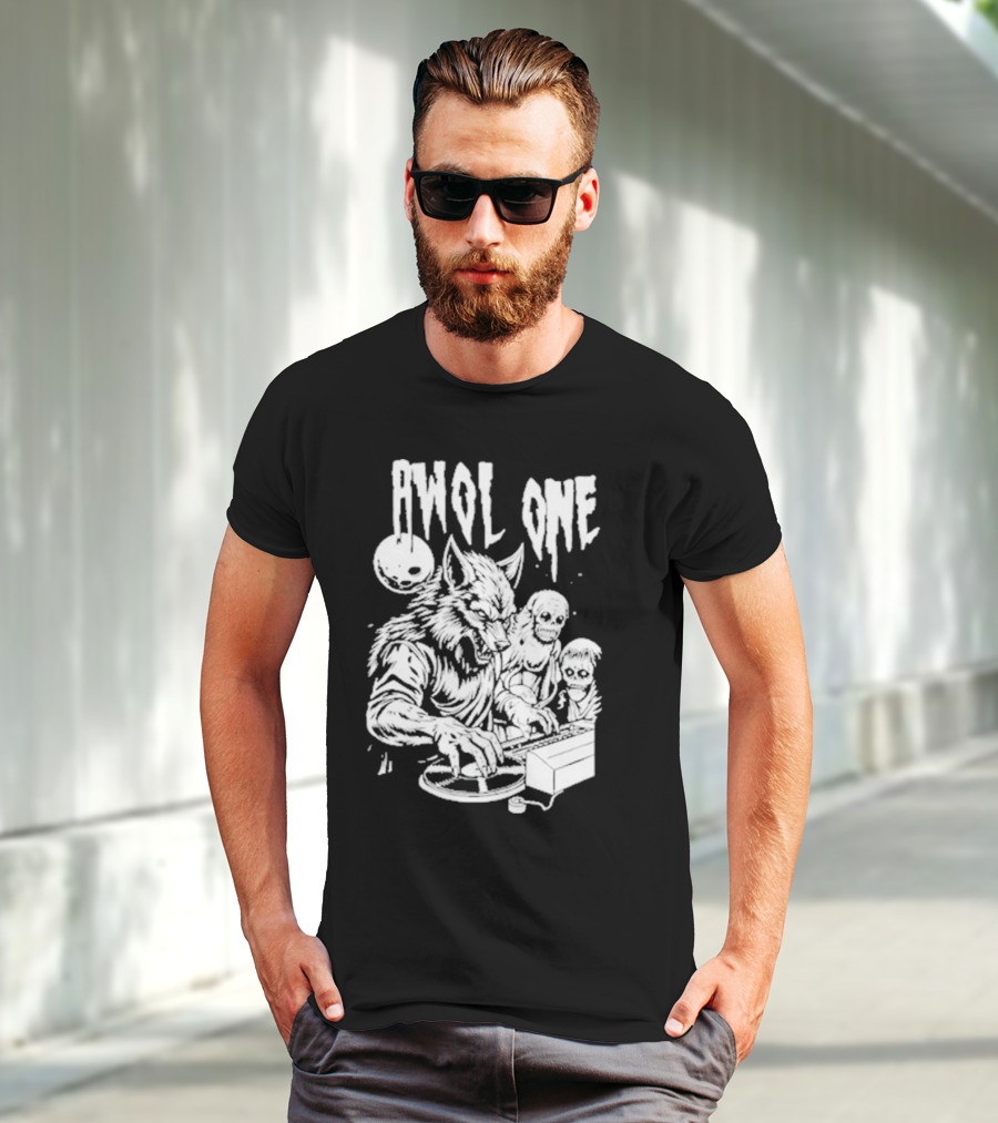 AWOL One Werewolf DJ With Creatures T-Shirt