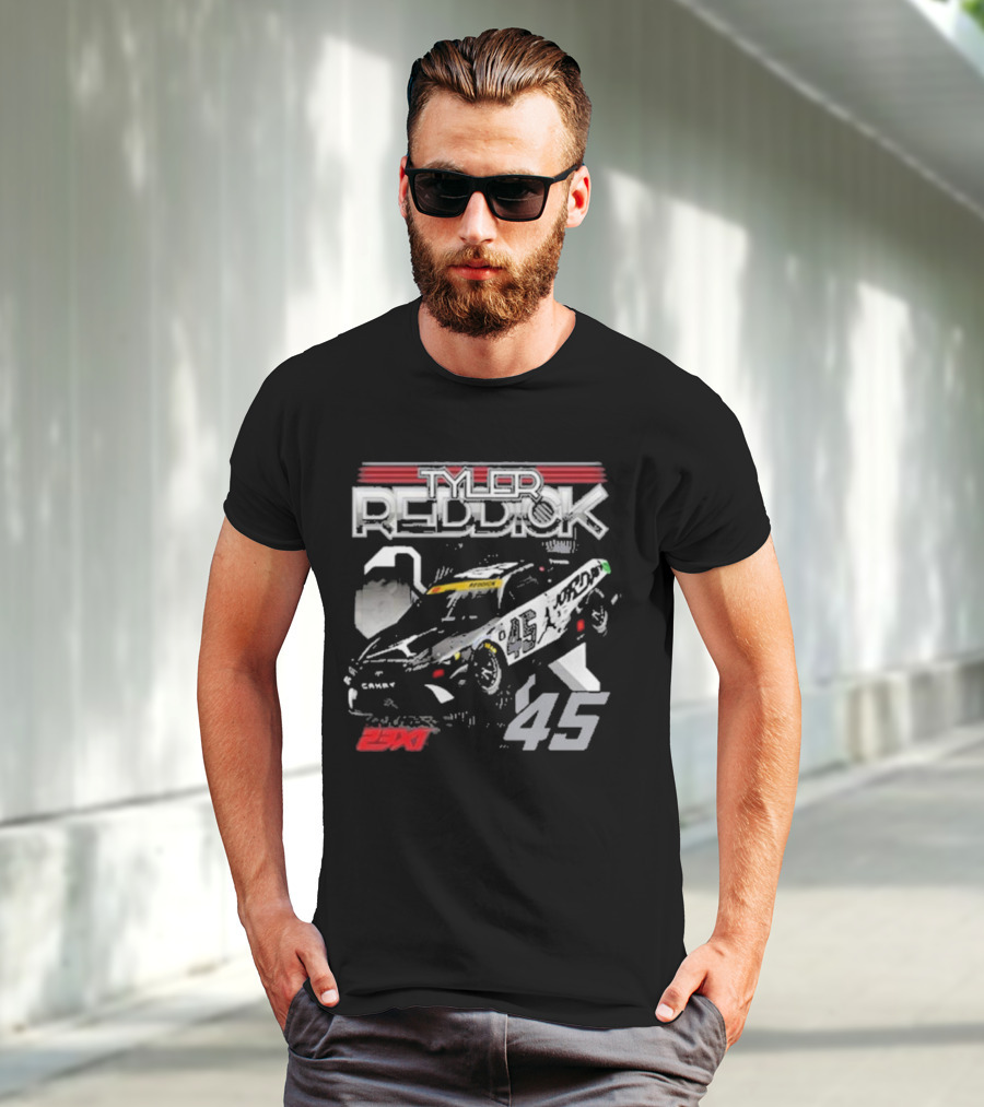 Tyler Reddick 23XI Racing 45 Car Jumpman Jordan Motorsports T-Shirt