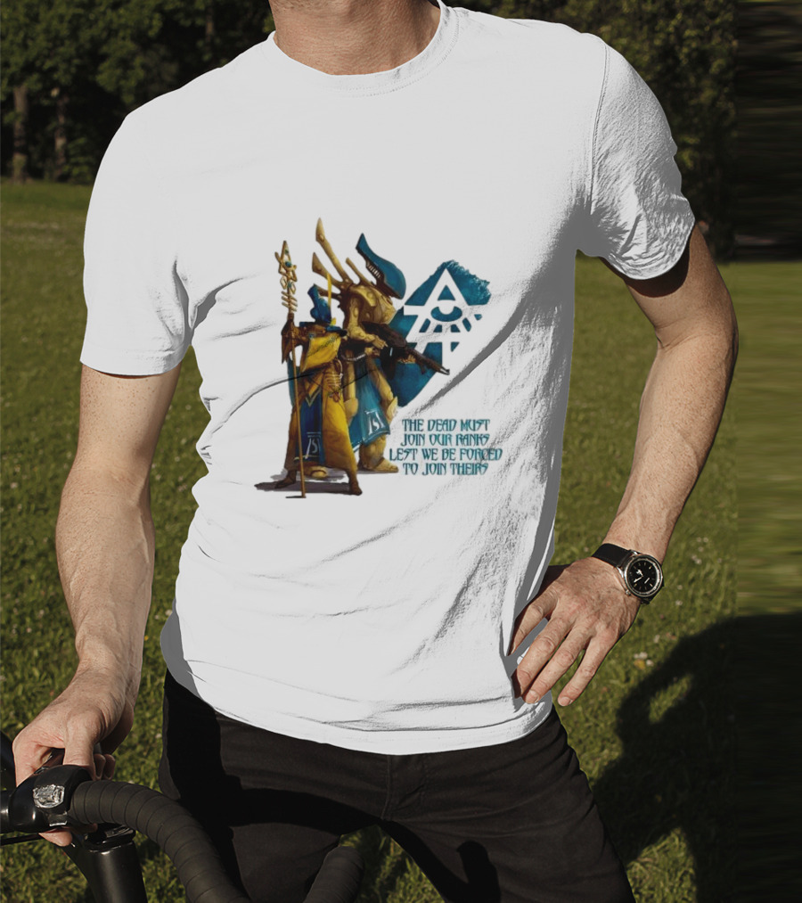 Craftworld Iyanden The Dead Must Join Our Ranks Eldar Guardians Symbolic T-Shirt