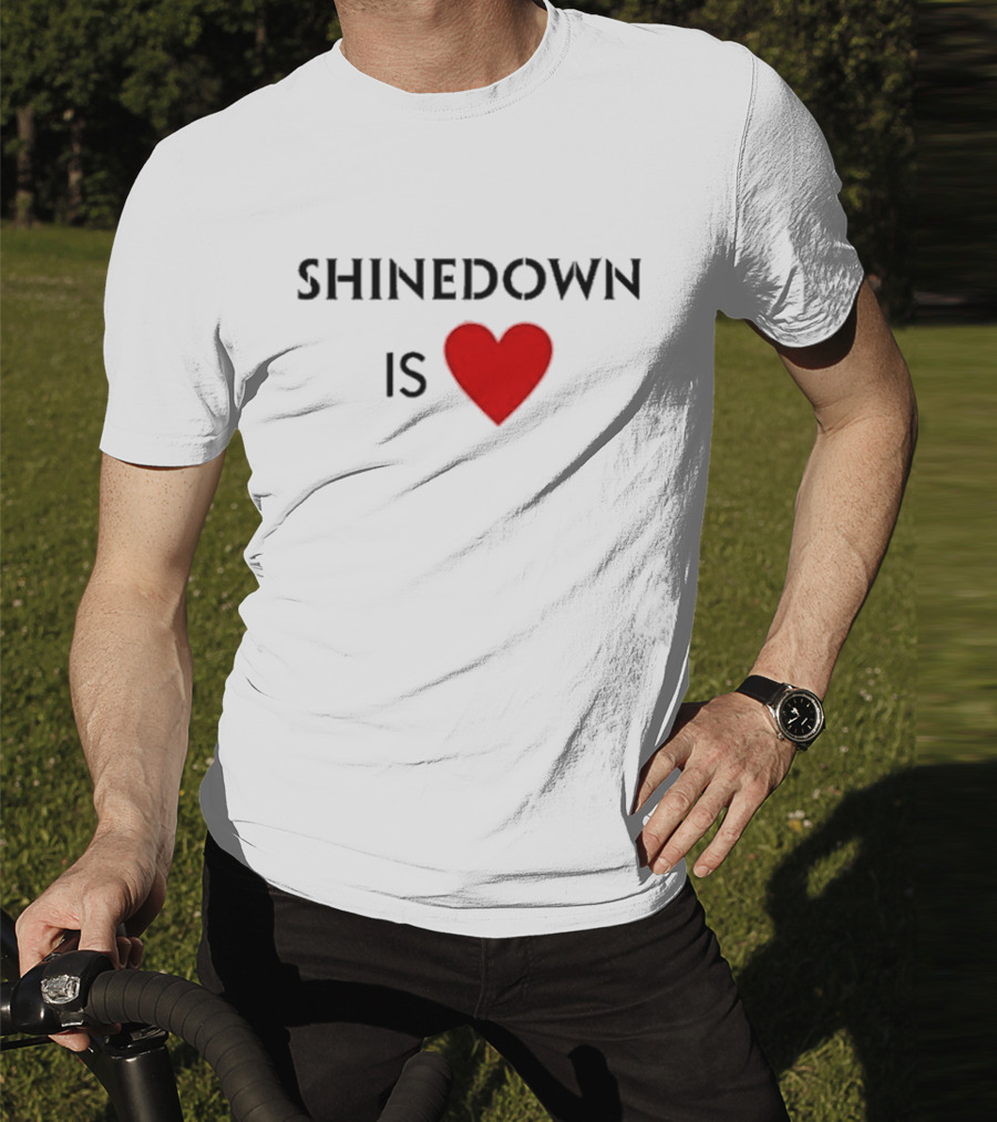 Shinedown Is Heart Shirt Red Love T-Shirt