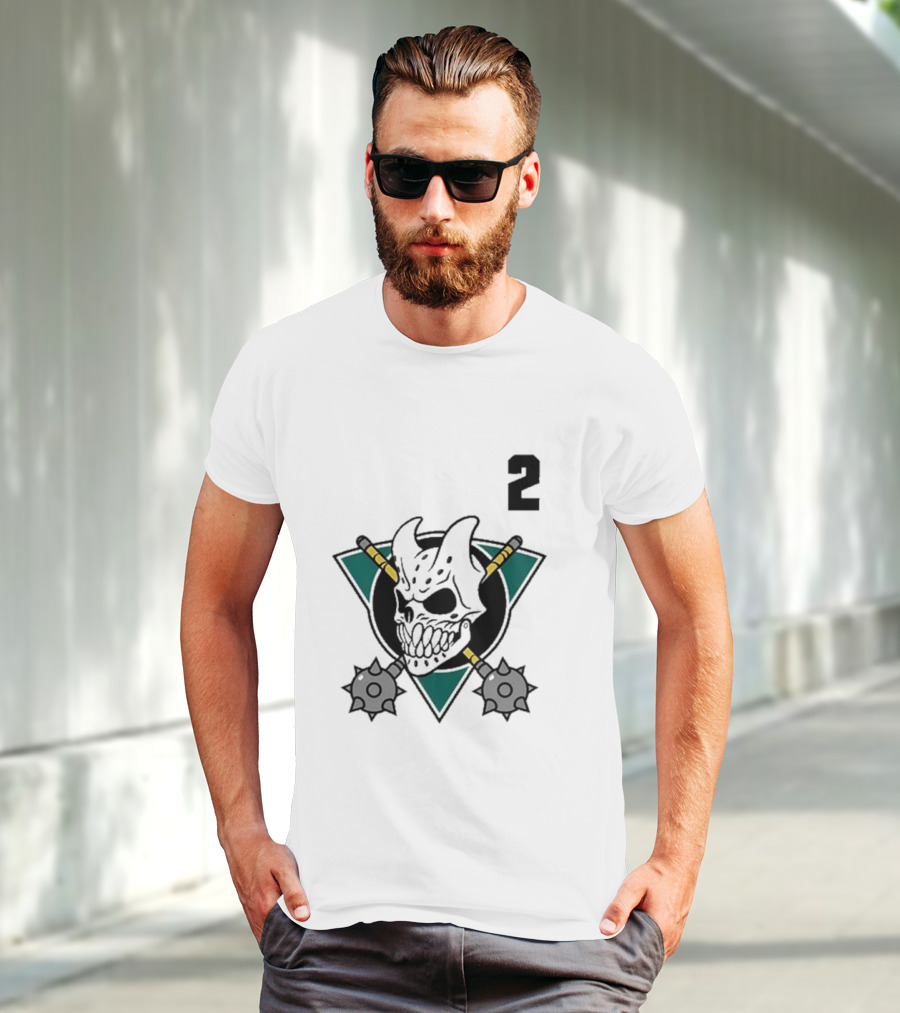 Slaughter To Prevail Hockey Skull Maces Logo 2 T-Shirt