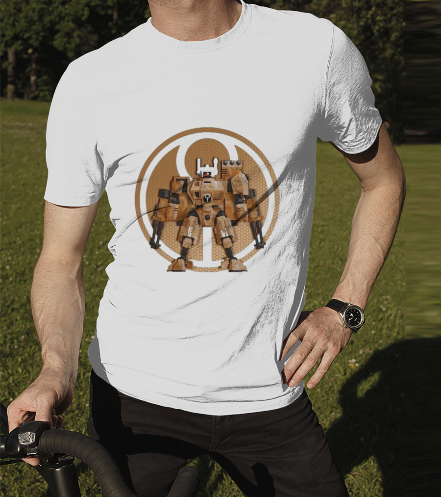 T’au Empire Crisis Battlesuit For The Greater Good Iconic Mecha T-Shirt