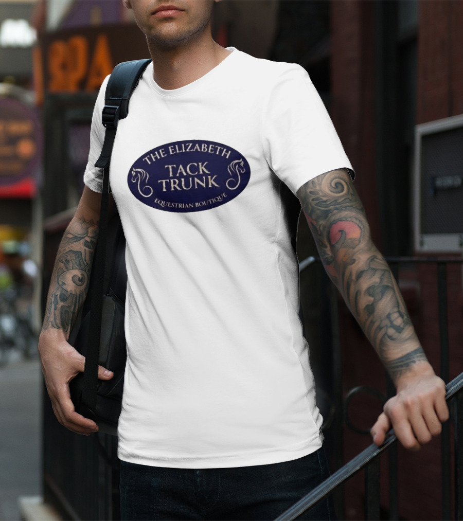 The Elizabeth Tack Trunk Equestrian Boutique Horse T-Shirt