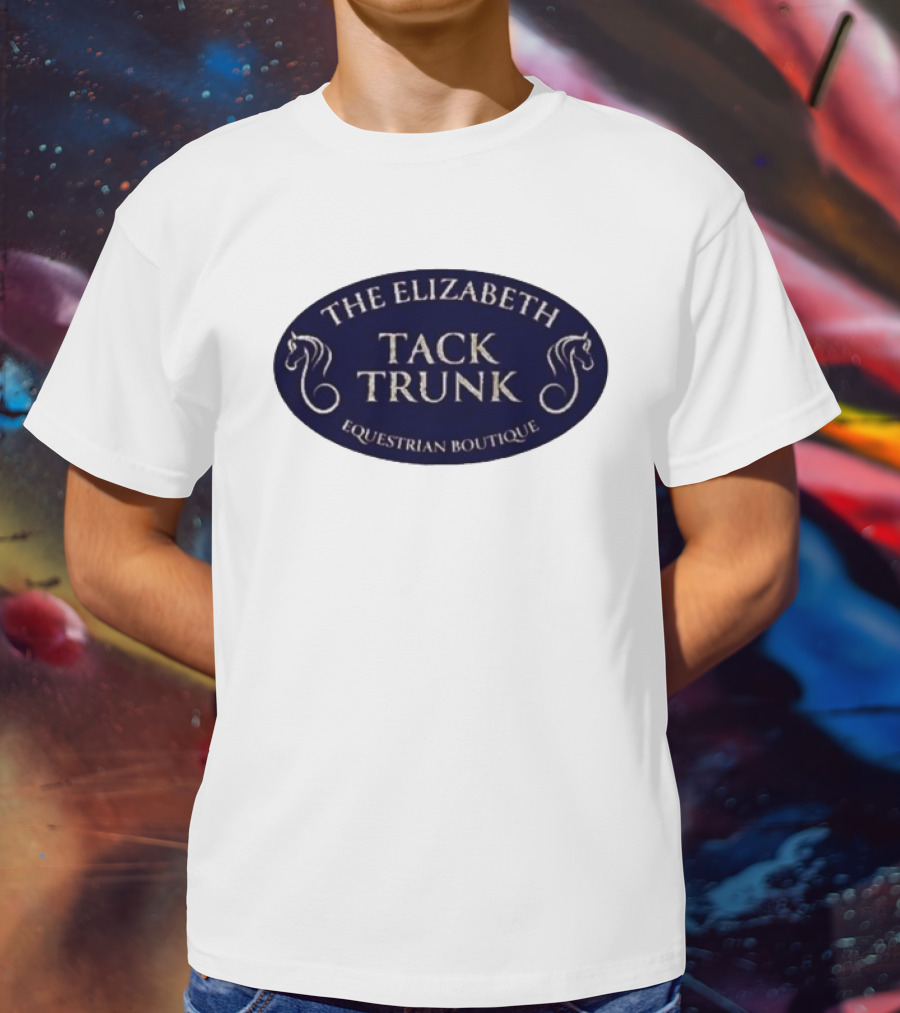 The Elizabeth Tack Trunk Equestrian Boutique Horse T-Shirt