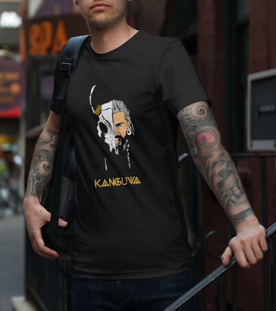 Kanguva Anbanafan Hunt Warrior Skull Fusion T-Shirt
