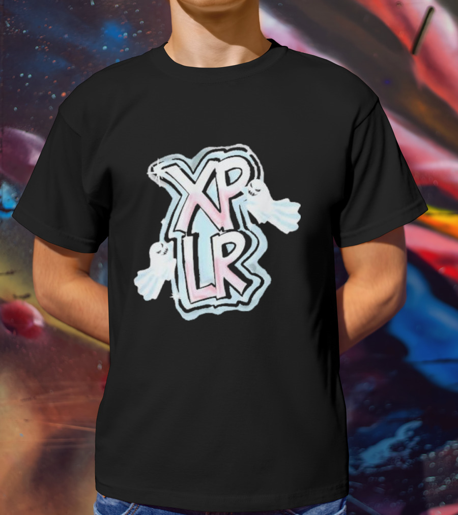XPLR Pastel Ghost Graffiti T-Shirt