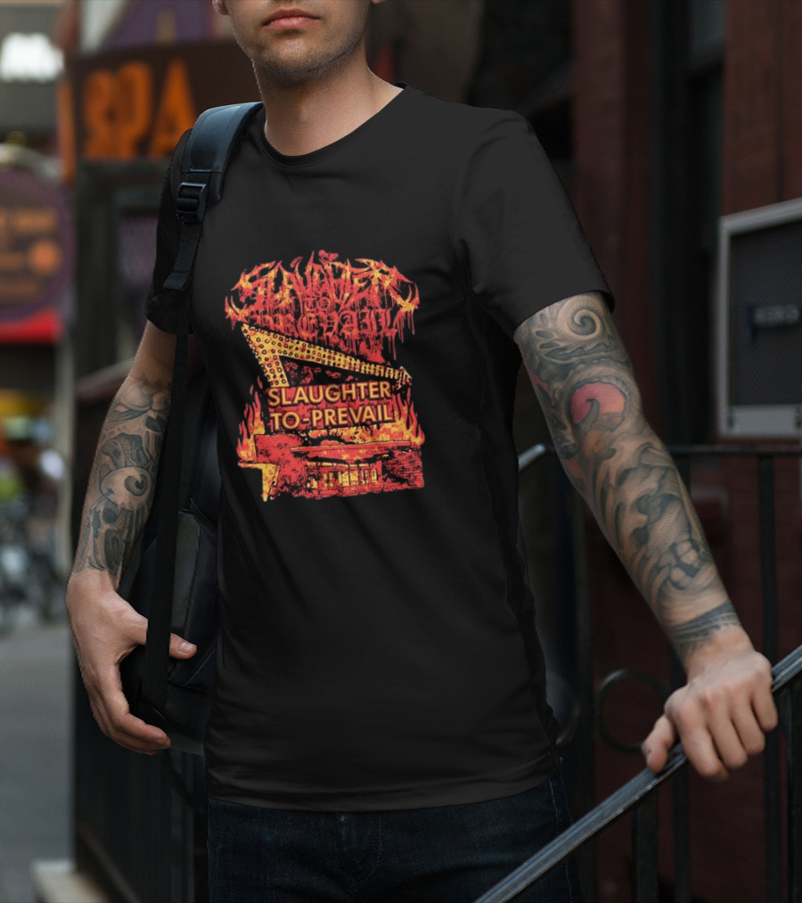 Slaughter To Prevail Flaming Diner Inferno T-Shirt