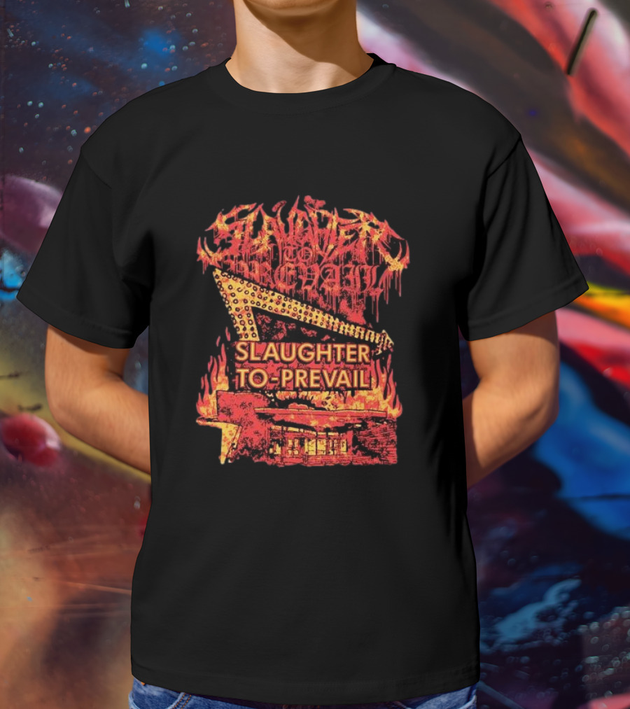 Slaughter To Prevail Flaming Diner Inferno T-Shirt
