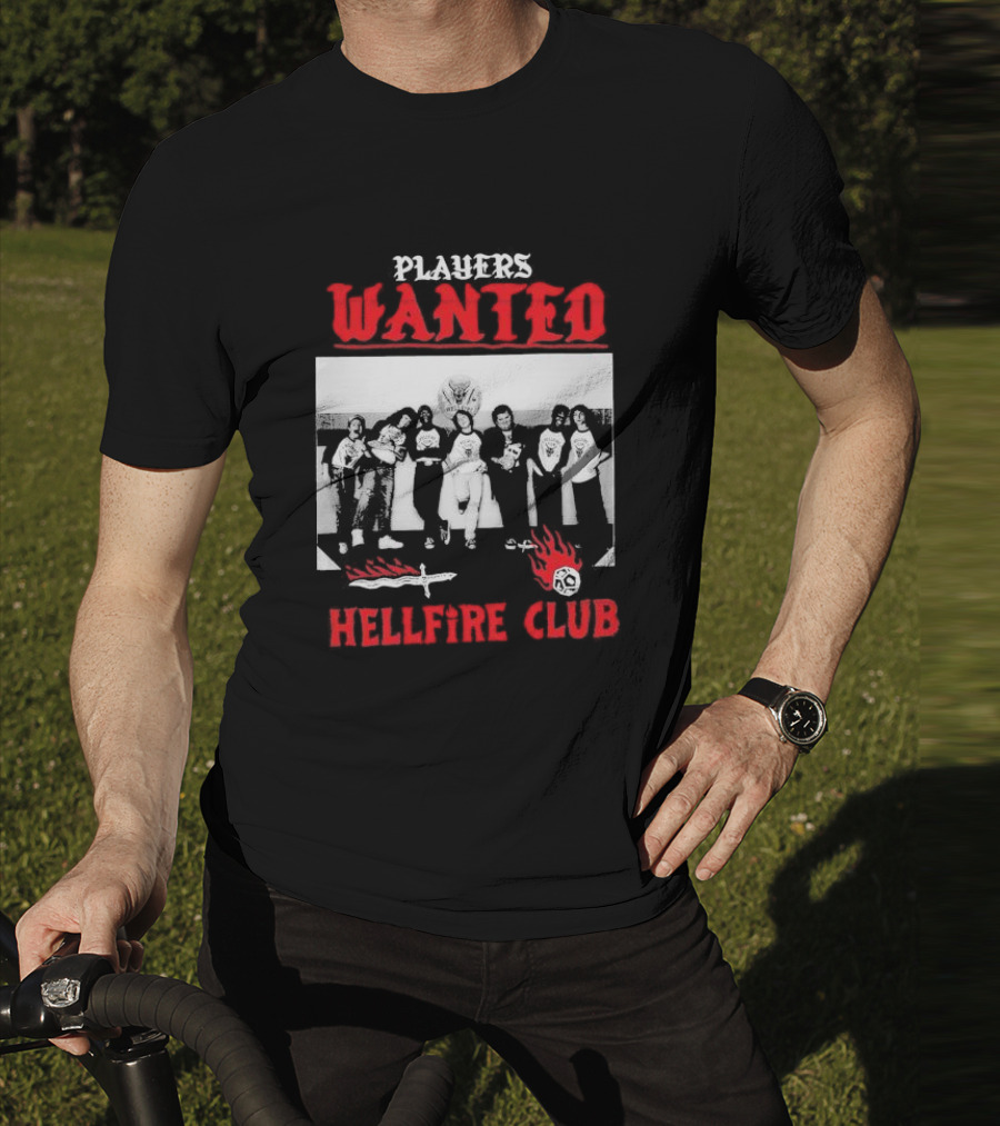 Players Wanted Hellfire Club Stranger Things Iconic Group Photo T-Shirt