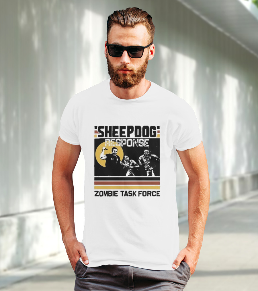 Tim Kennedy Sheepdog Response Zombie Task Force Team Badge T-Shirt