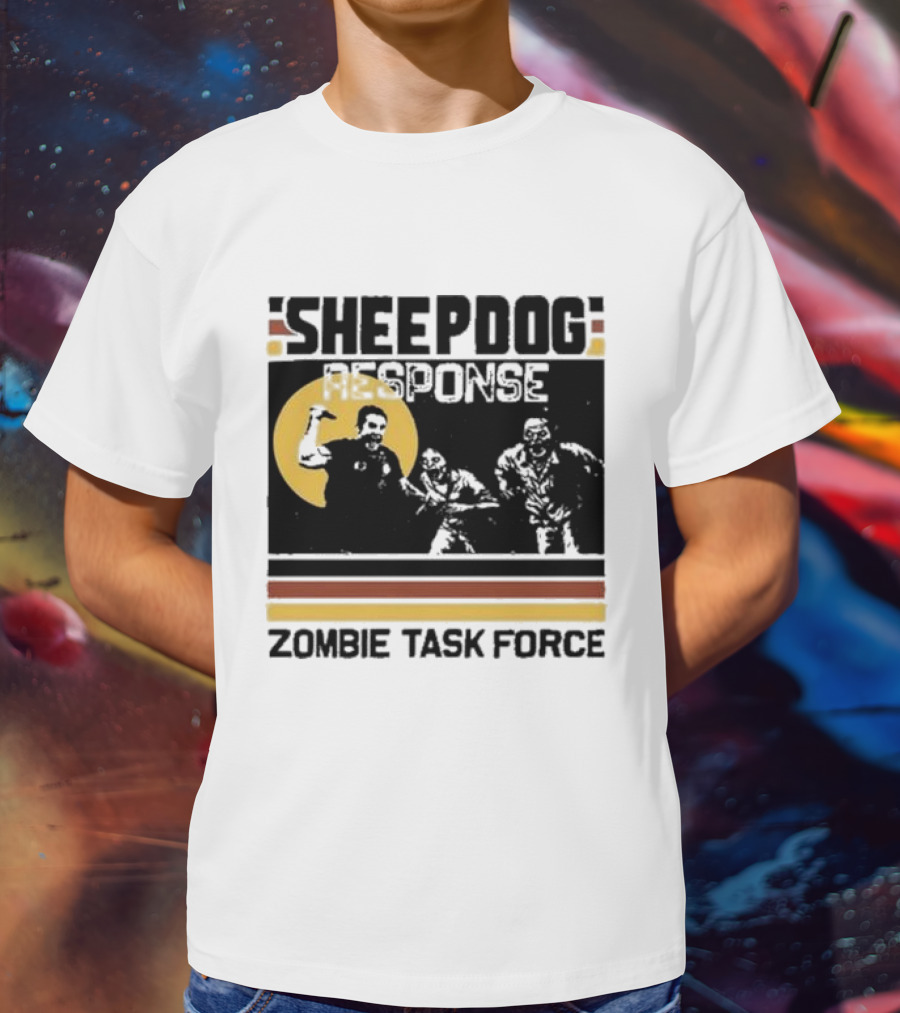 Tim Kennedy Sheepdog Response Zombie Task Force Team Badge T-Shirt
