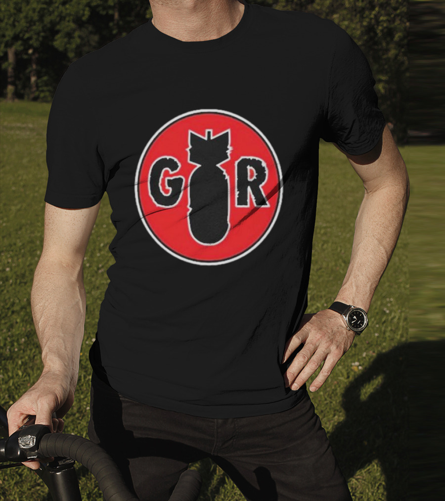 Good Riddance Bomb Symbol Red Circle T-Shirt