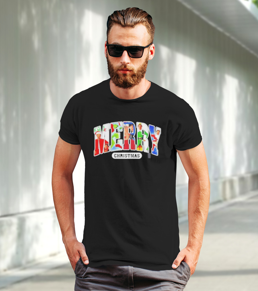 Merry Christmas Home Alone Grinch 90s Movies T-Shirt