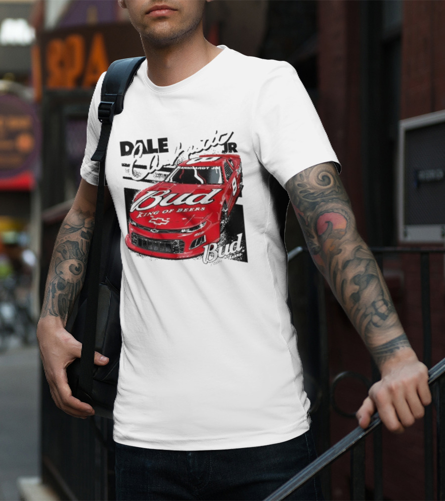 Dale Earnhardt Jr. Bud King Of Beers Chevrolet 9 Racing Car T-Shirt