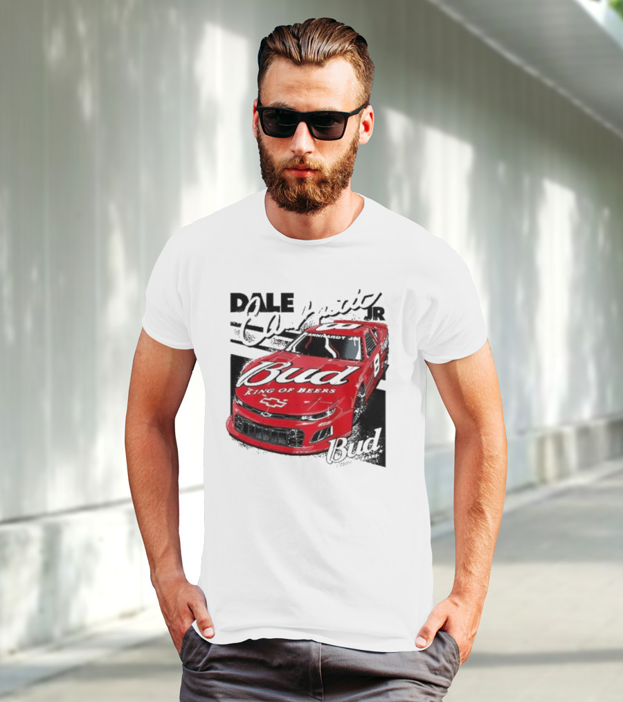 Dale Earnhardt Jr. Bud King Of Beers Chevrolet 9 Racing Car T-Shirt