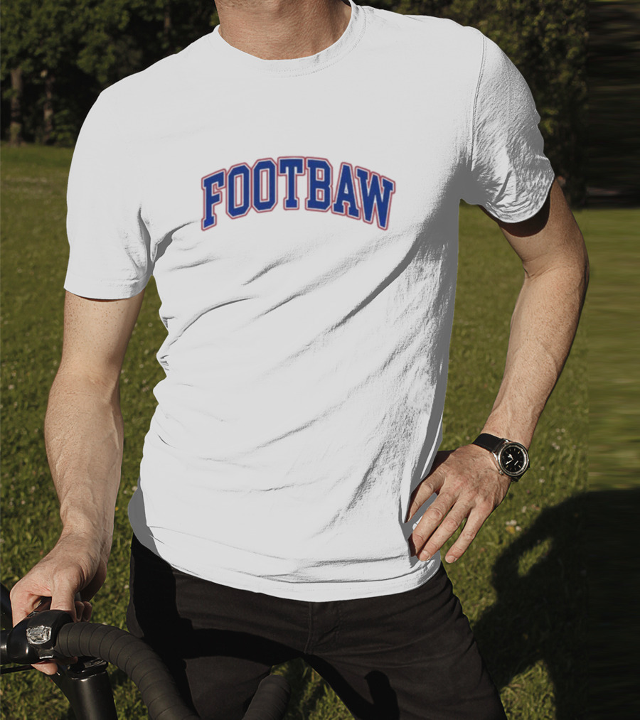Footbaw Retro Sports Style Crewneck T-Shirt