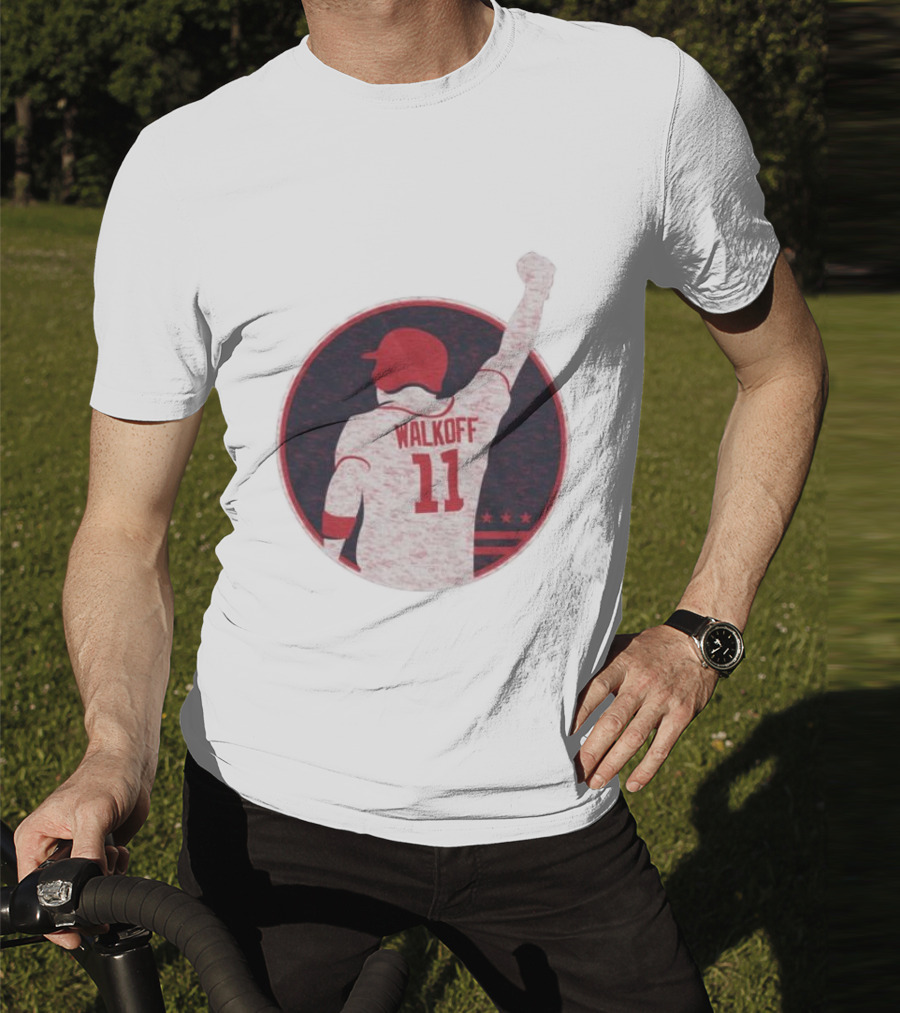 Mr Walkoff 11 Baseball Red Circle T-Shirt