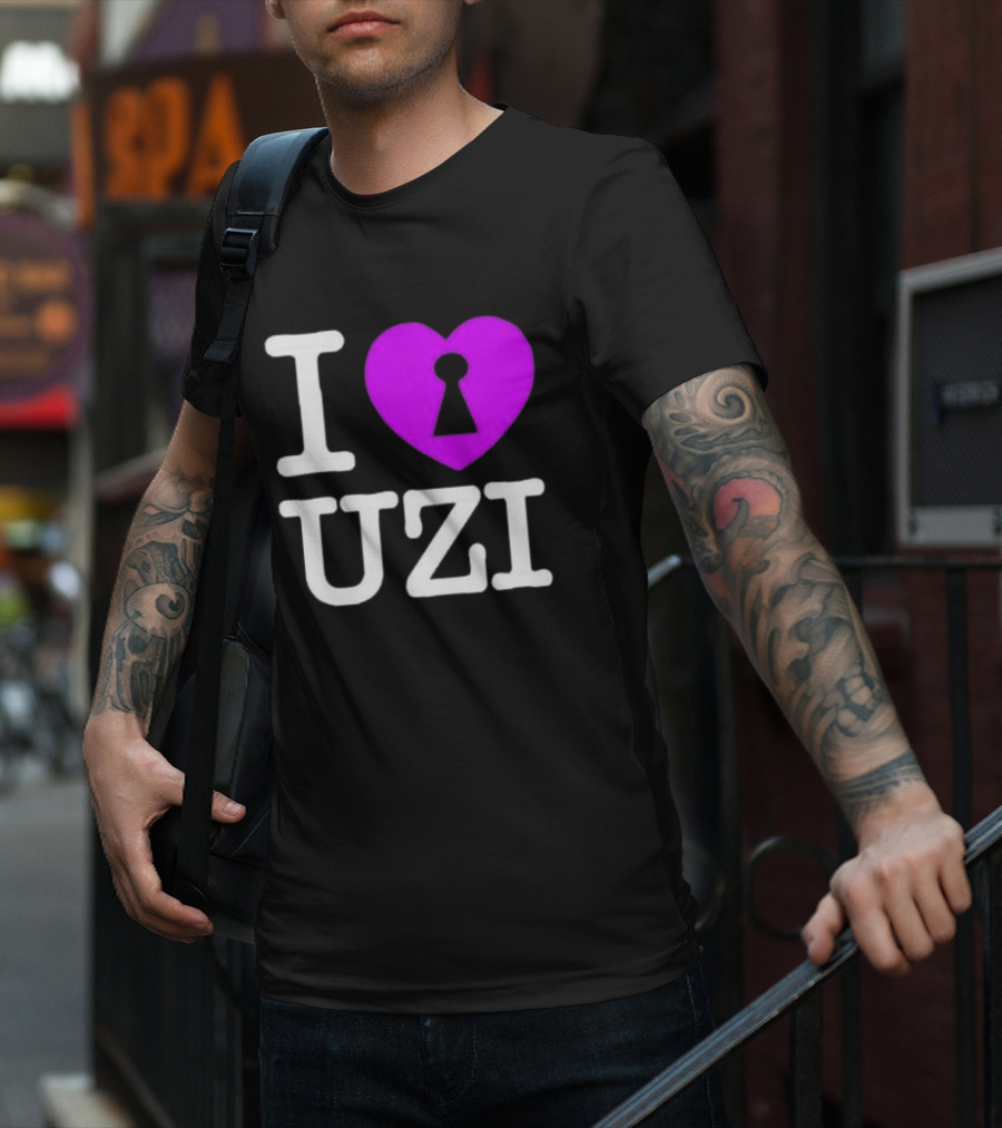 Eternal Atake 2 I Lock Heart Uzi I Love Uzi T-Shirt