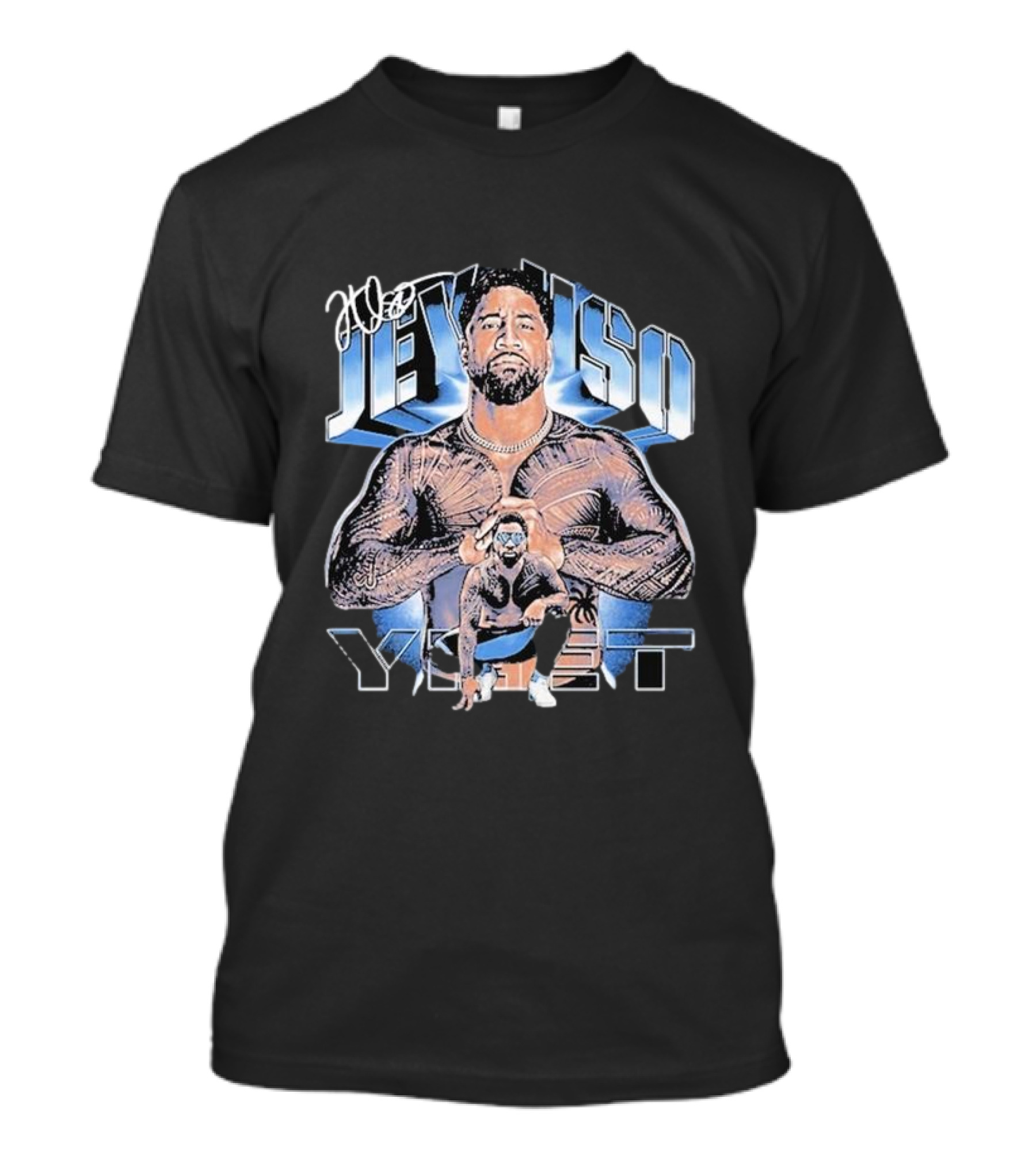 Jey Uso Vintage Superstar Yezzy 500 Level T-Shirt