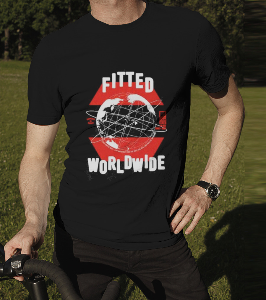 Live And Direct Fitted Worldwide Global Network T-Shirt