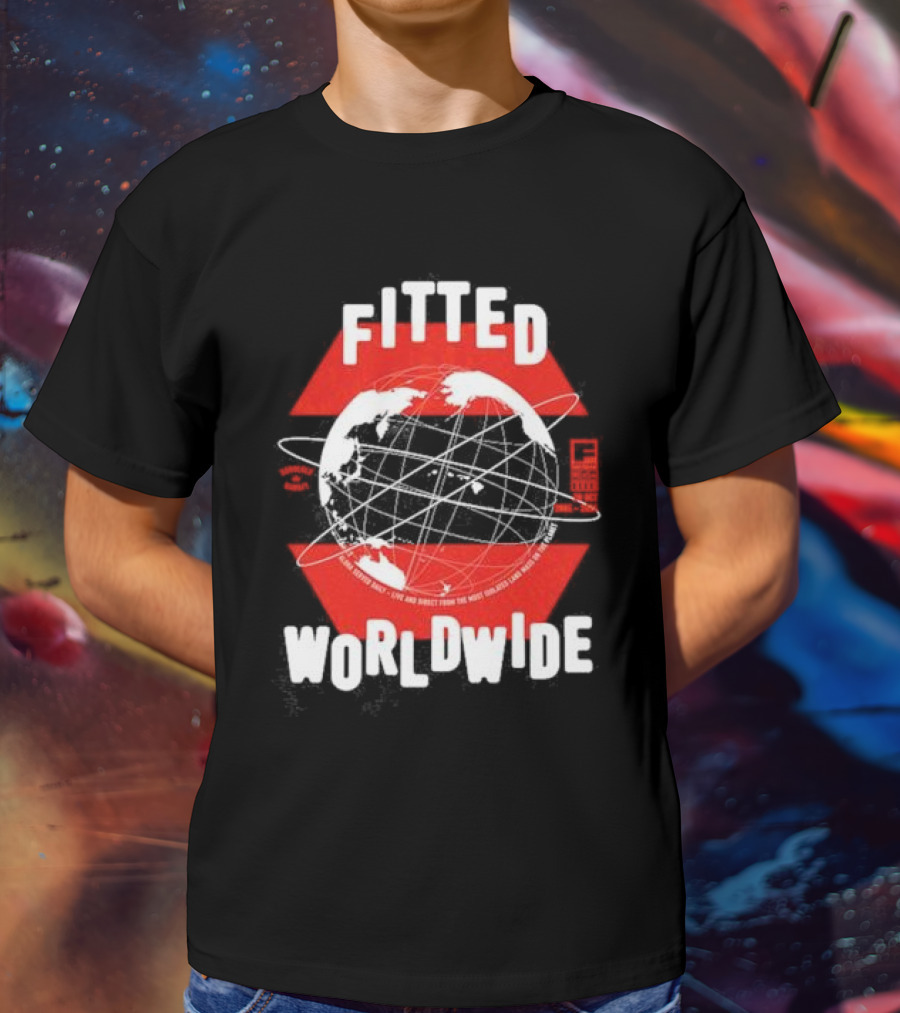 Live And Direct Fitted Worldwide Global Network T-Shirt
