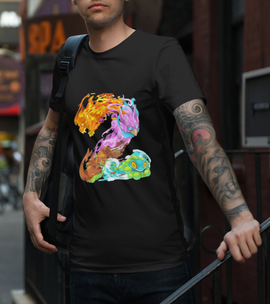 Rivals Of Aether 2 Elemental Creatures Number T-Shirt