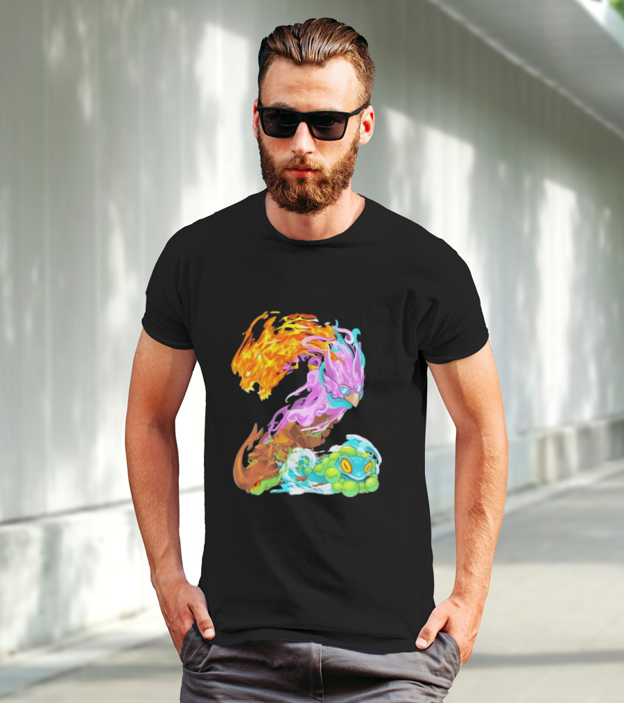 Rivals Of Aether 2 Elemental Creatures Number T-Shirt