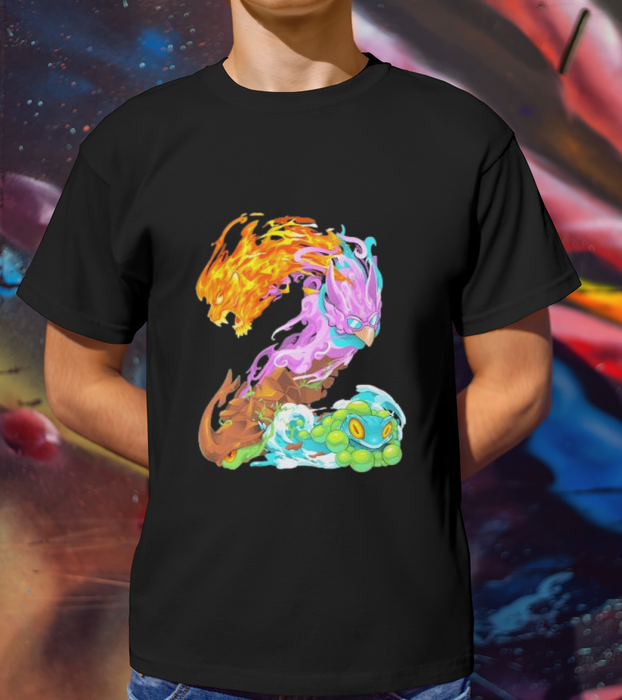 Rivals Of Aether 2 Elemental Creatures Number T-Shirt