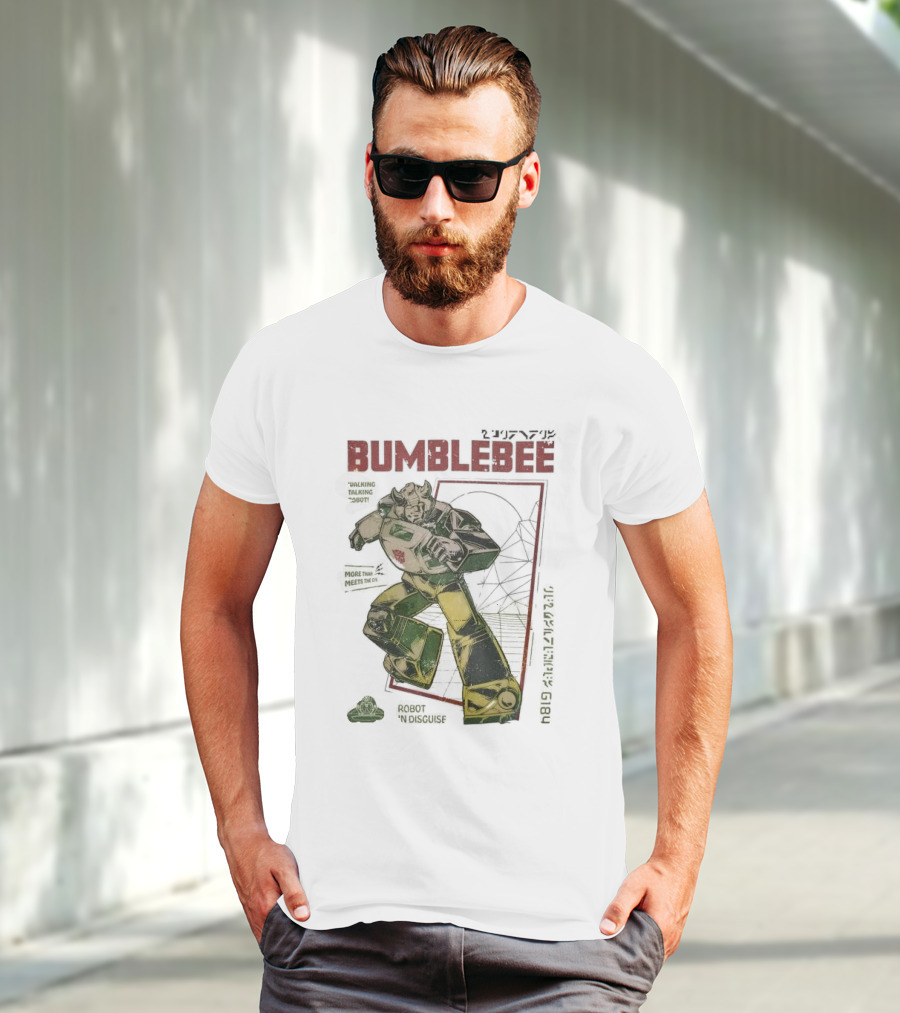 Bumblebee Walking Talking Robot More Than Meets The Eye Robot In Disguise T-Shirt