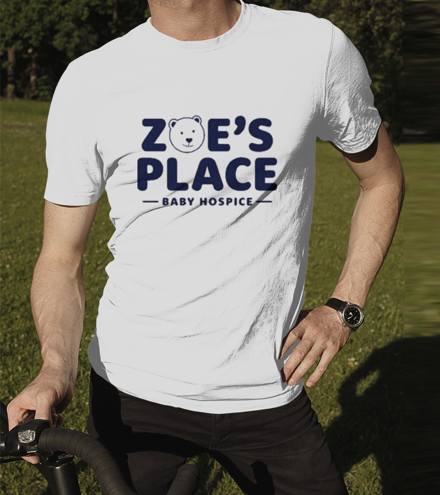 Chris Pajak Zoe’s Place Baby Hospice Charity Logo Bear T-Shirt