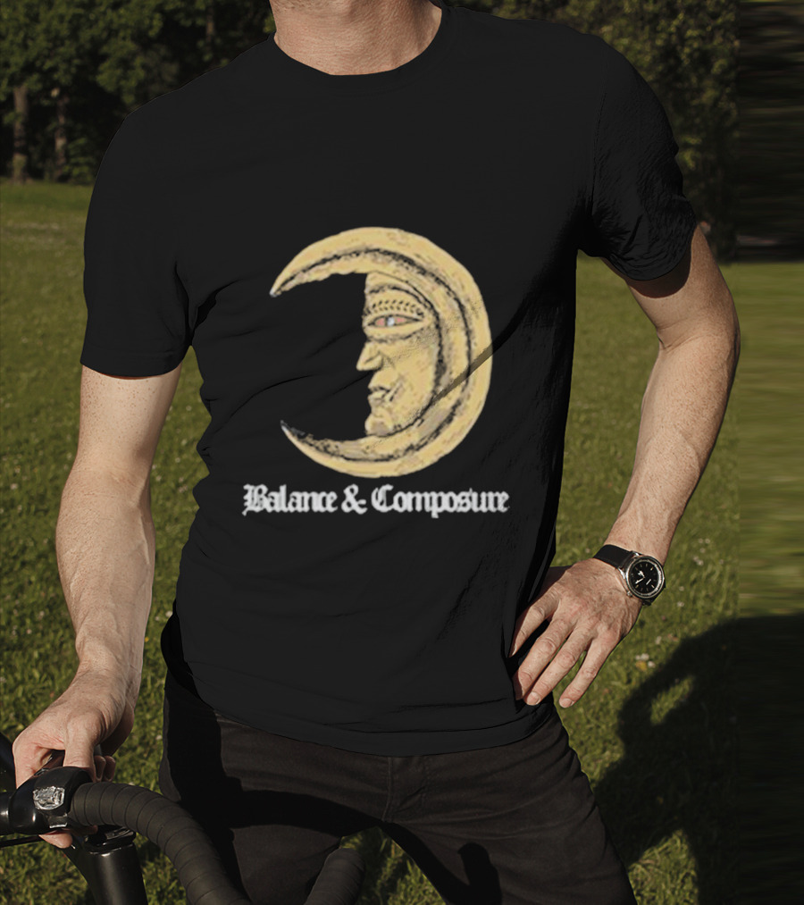 Balance And Composure Moon Face T-Shirt