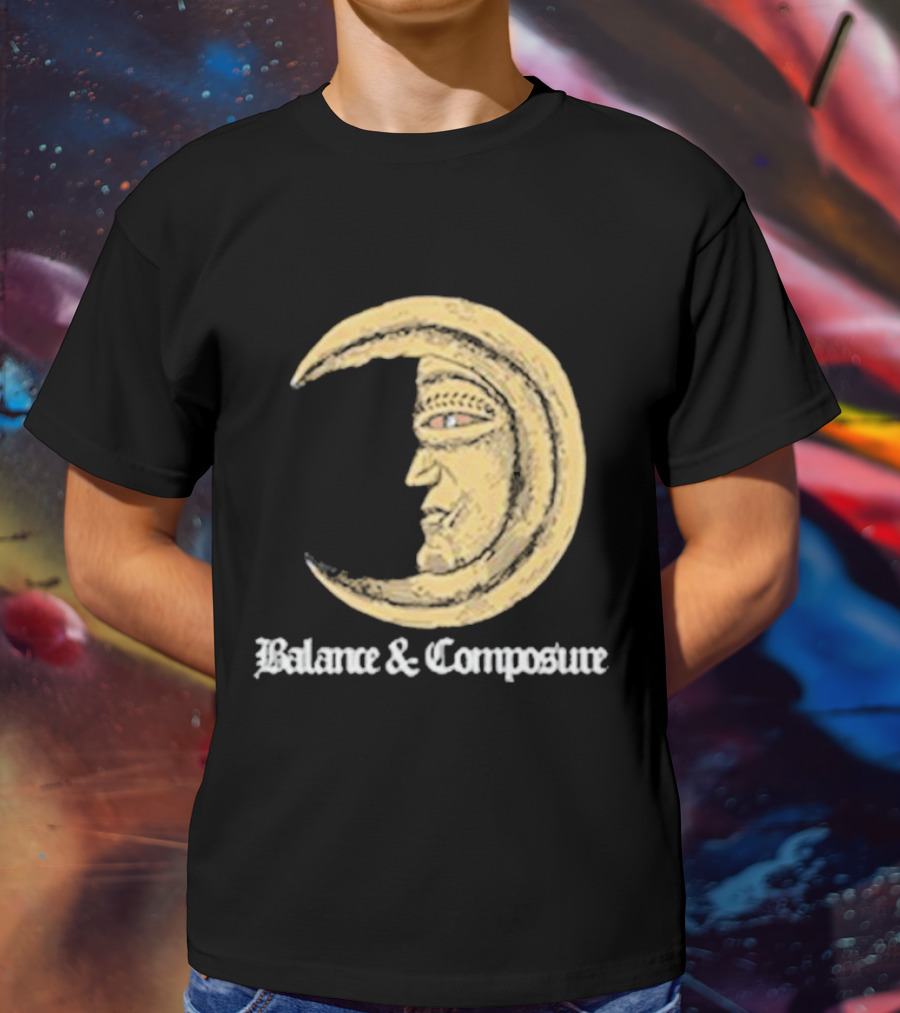 Balance And Composure Moon Face T-Shirt