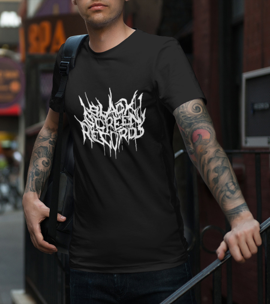 Black Screen Records BSR Black Metal T-Shirt
