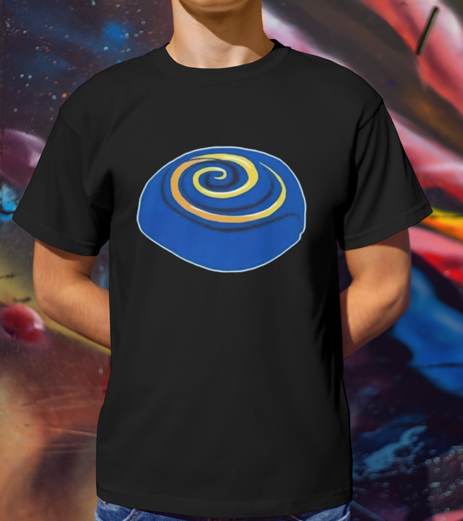 Cursed Cinnamon Roll Spiral Swirl T-Shirt