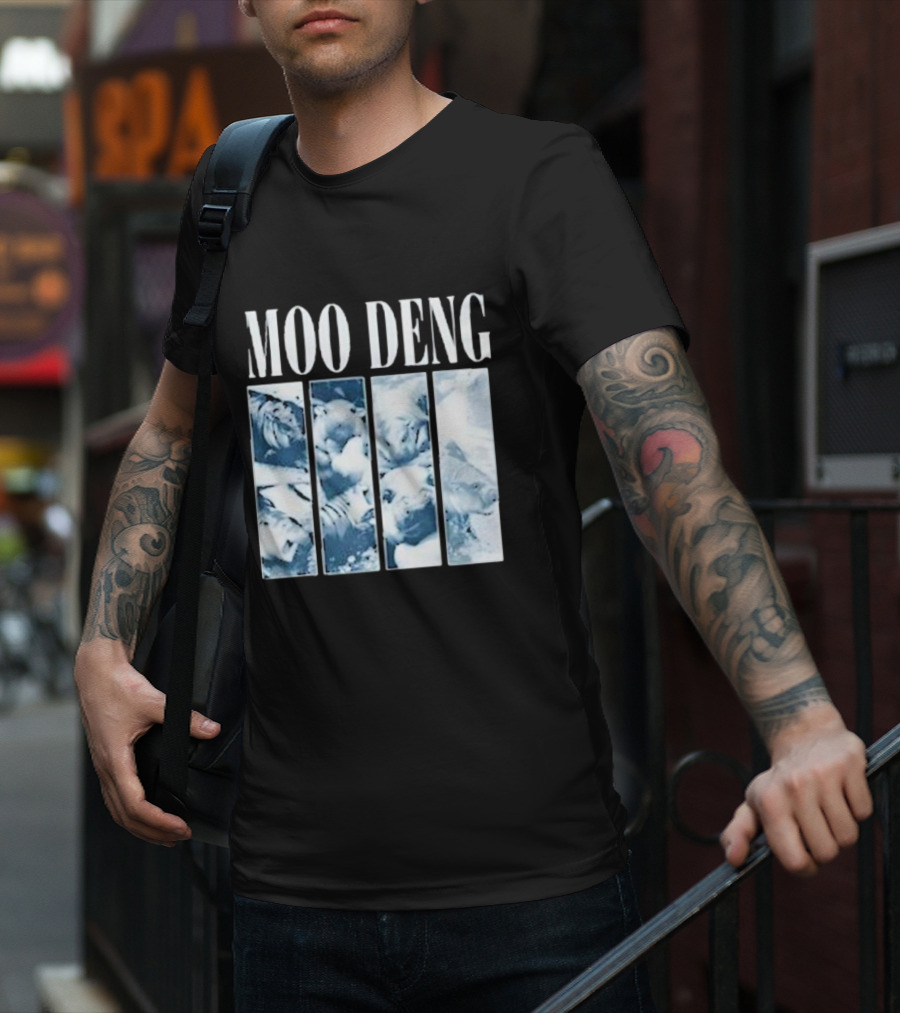 Moo Deng Blues Bootleg Pygmy Hippo T-Shirt