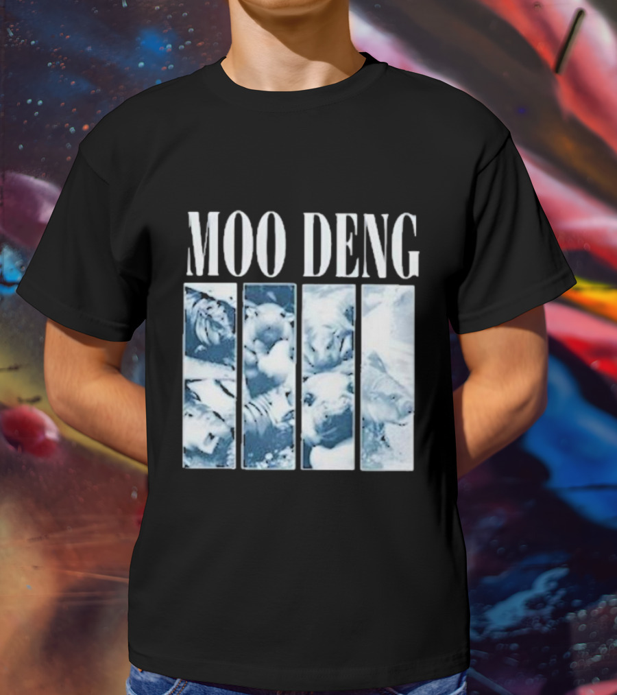 Moo Deng Blues Bootleg Pygmy Hippo T-Shirt
