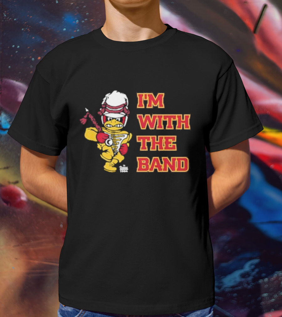 Cyclone Fanatic I’m With The Band Marching Band Cy 1984 T-Shirt