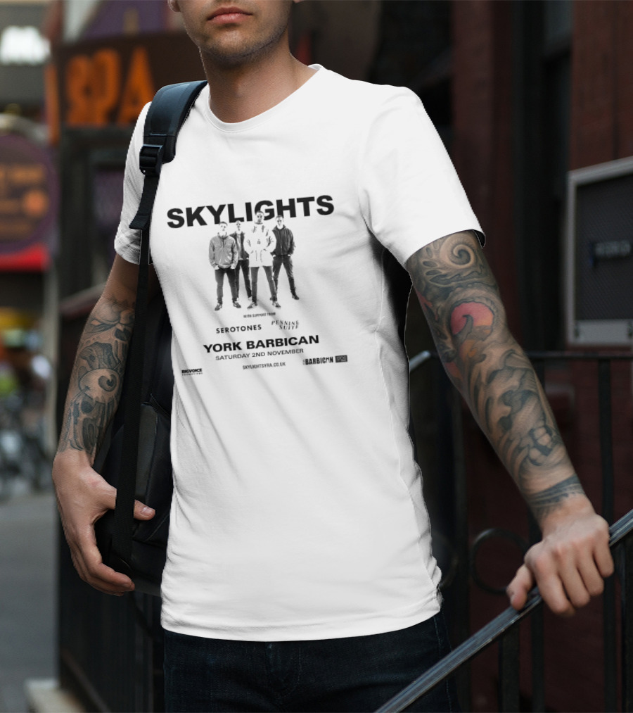 Skylights With Serotones And Pennine Suite York Barbican Saturday 2nd November T-Shirt