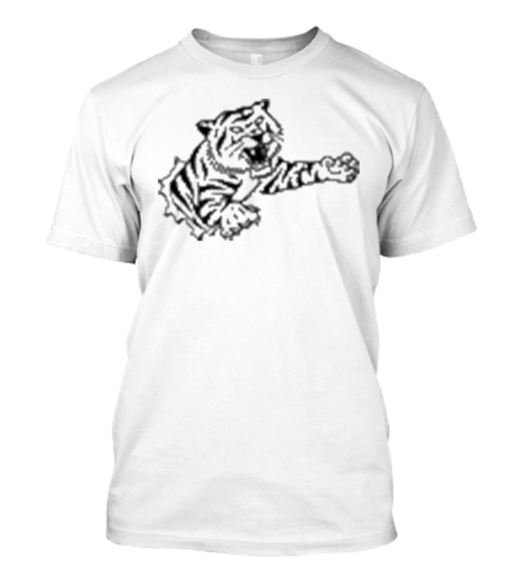 The Dark Side Of Nature Ferocious Tiger Burst Pop T-Shirt