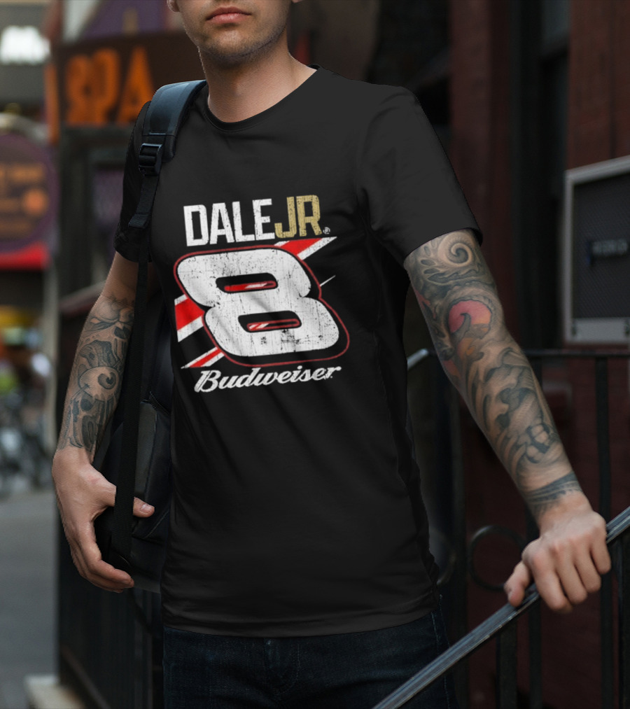 Dale Jr 8 Budweiser Racing T-Shirt