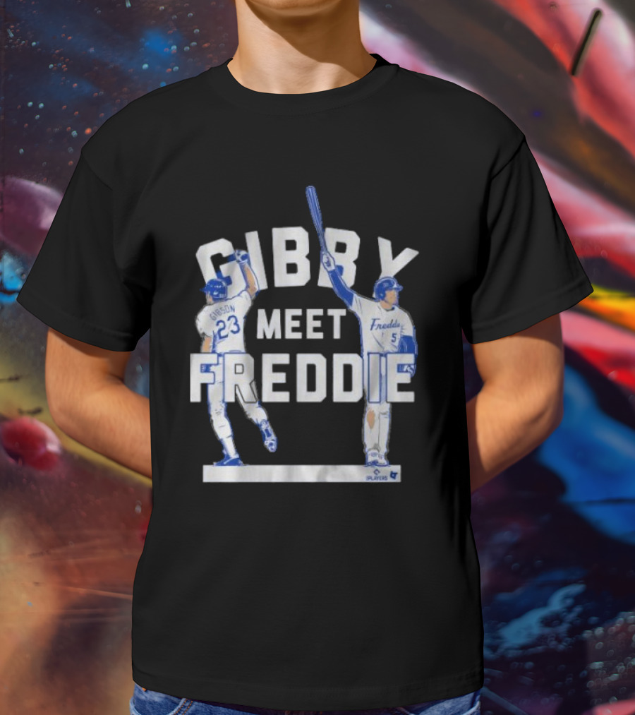 Gibby Meet Freddie Kirk Gibson Freddie Freeman Players T-Shirt