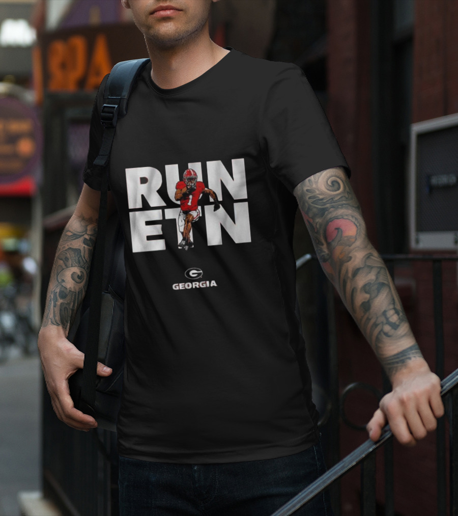 Georgia Football Run ETN T-Shirt
