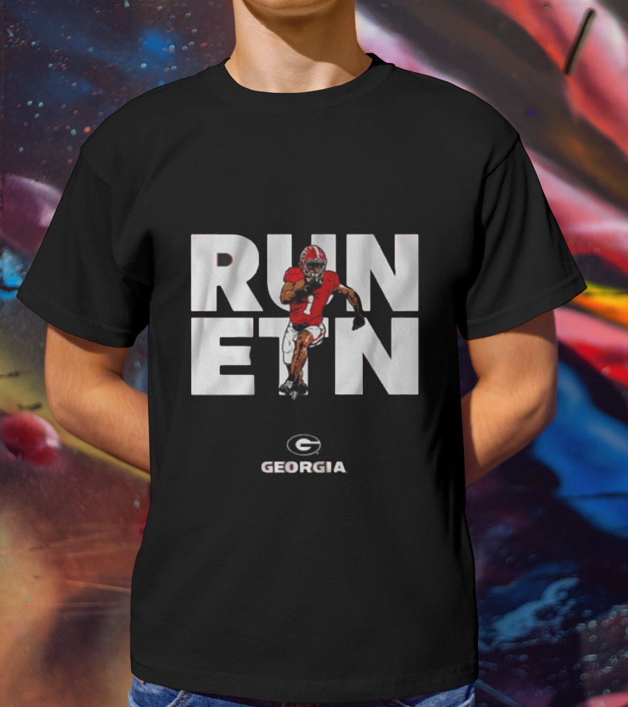 Georgia Football Run ETN T-Shirt