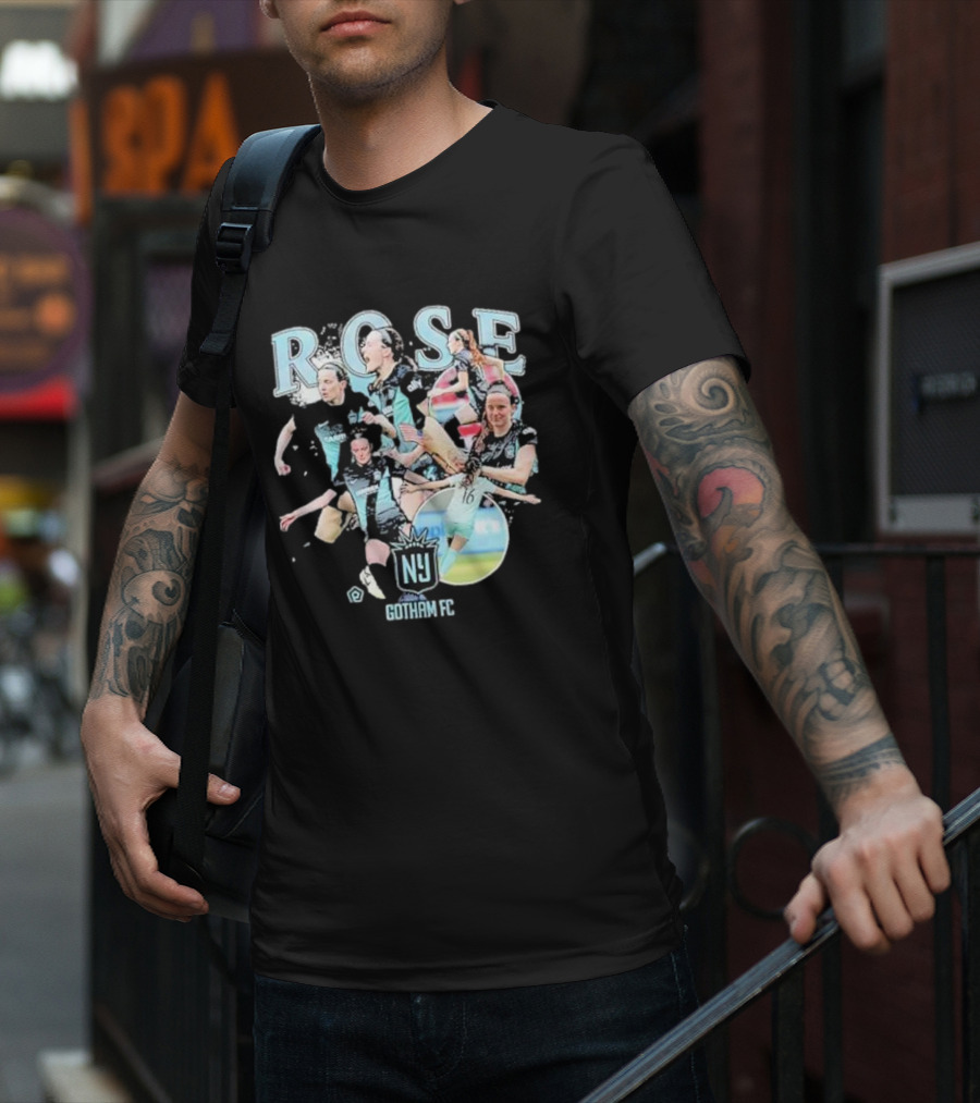 Rose Lavelle #16 NJ NY Gotham FC Stadium Essentials Crossroad T-Shirt