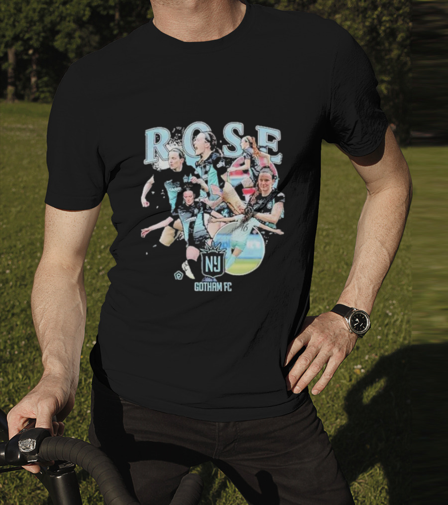 Rose Lavelle #16 NJ NY Gotham FC Stadium Essentials Crossroad T-Shirt