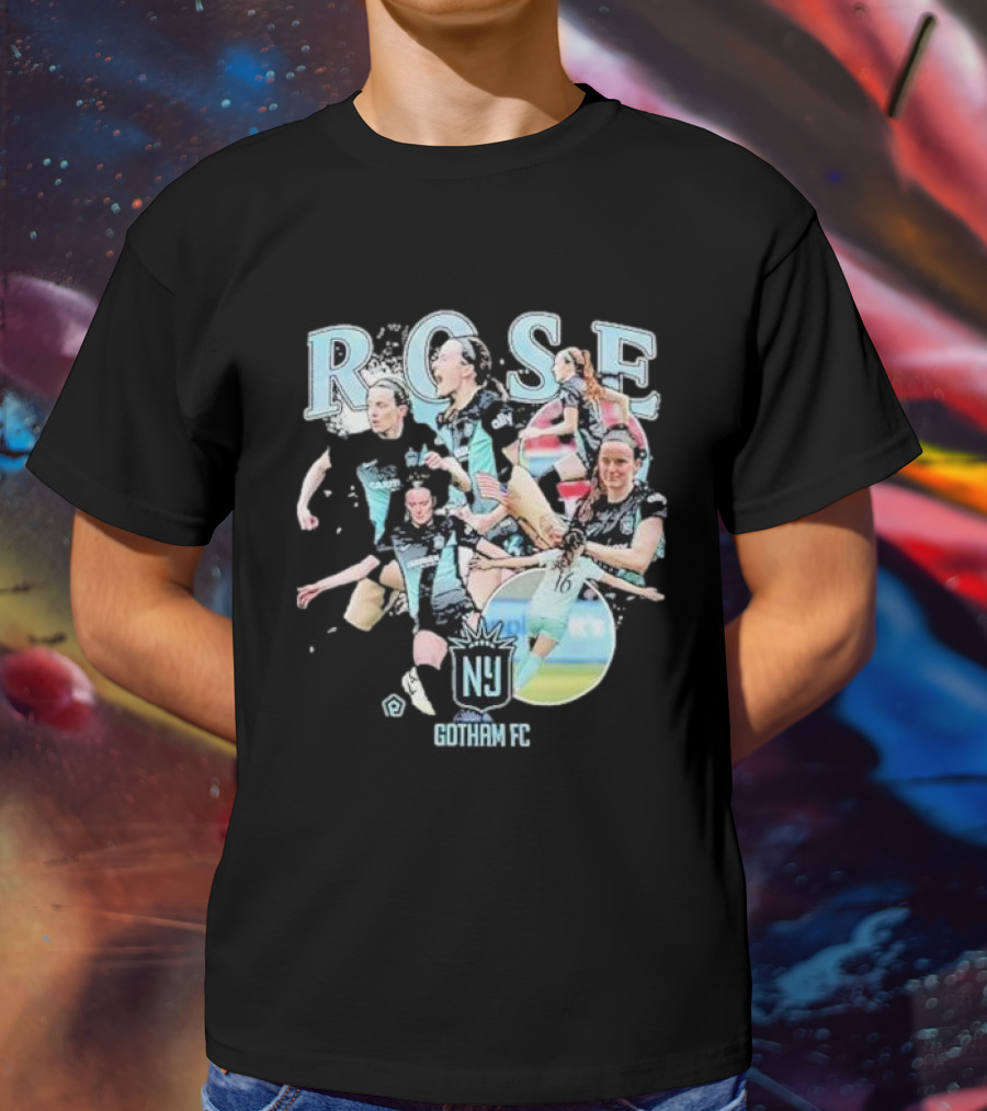 Rose Lavelle #16 NJ NY Gotham FC Stadium Essentials Crossroad T-Shirt