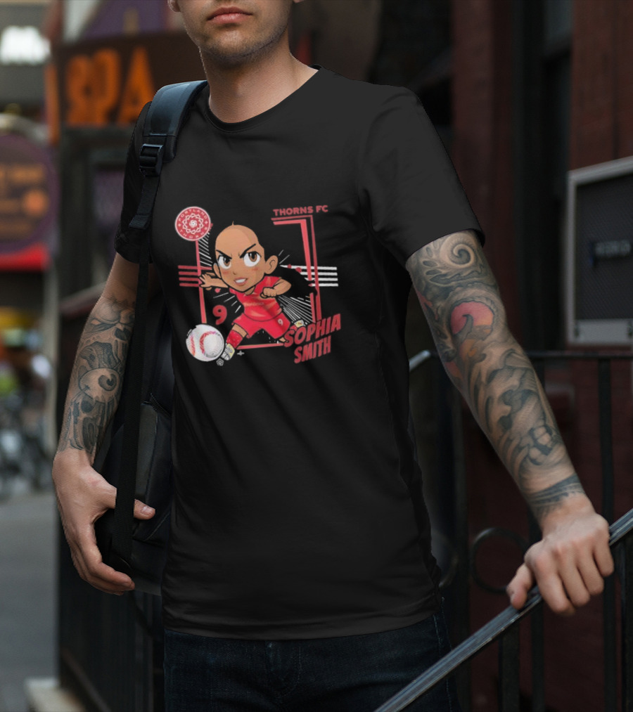 Sophia Smith #9 Portland Thorns FC Chibi Stadium Essentials T-Shirt