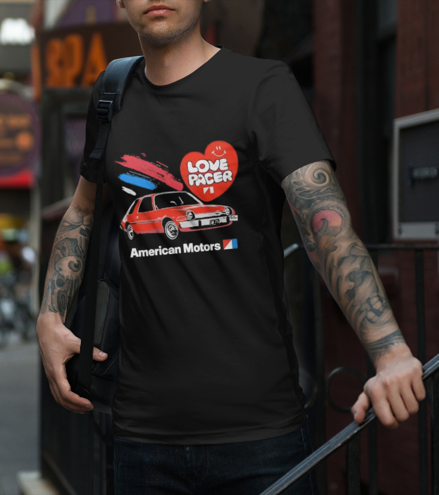 Love Pacer 75 American Motors Retro Style Car T-Shirt