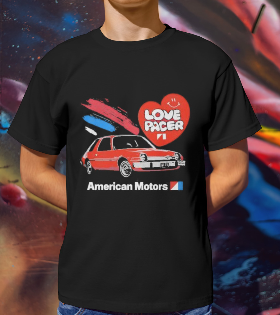 Love Pacer 75 American Motors Retro Style Car T-Shirt